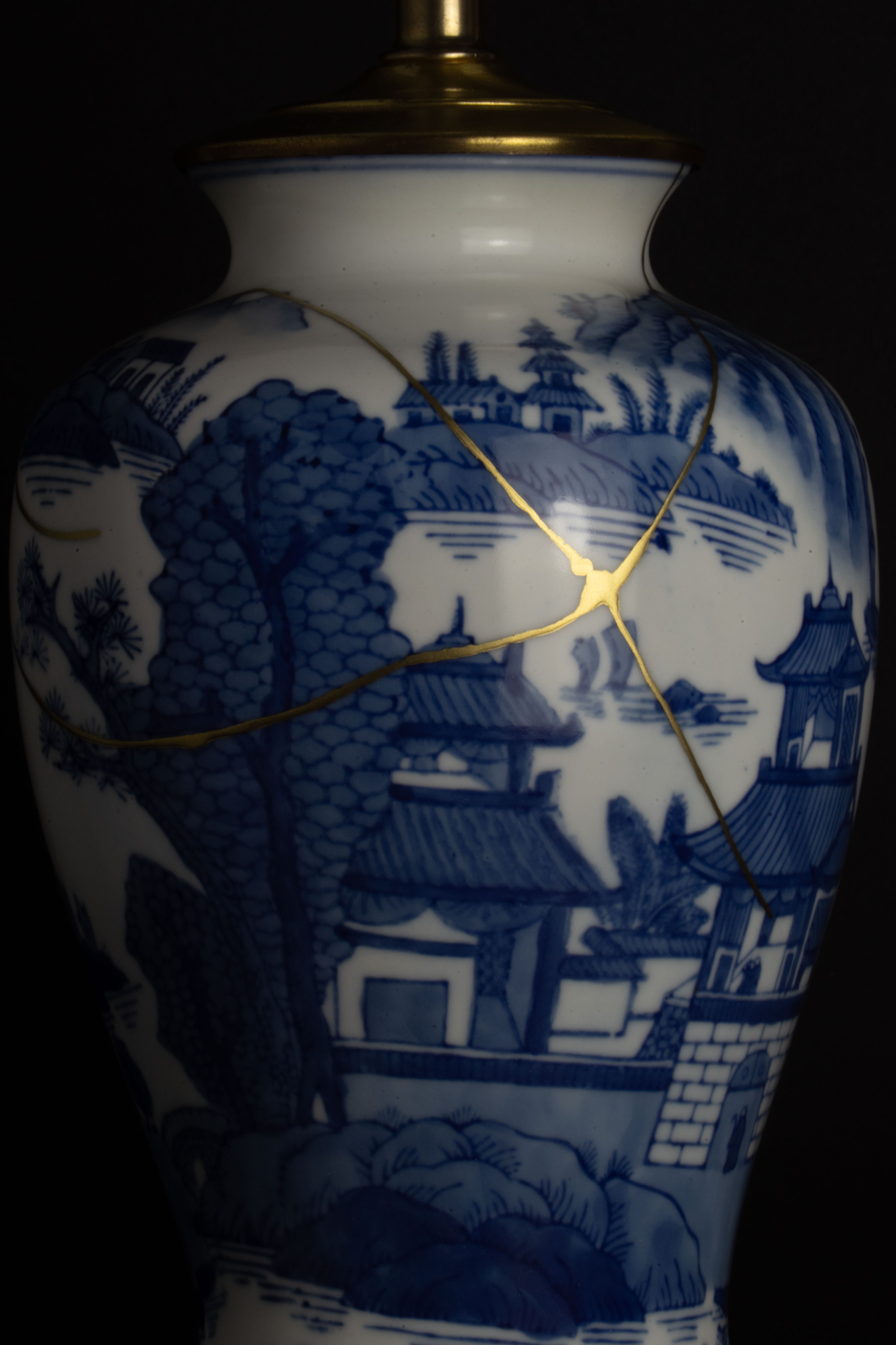 japanese antique lamp